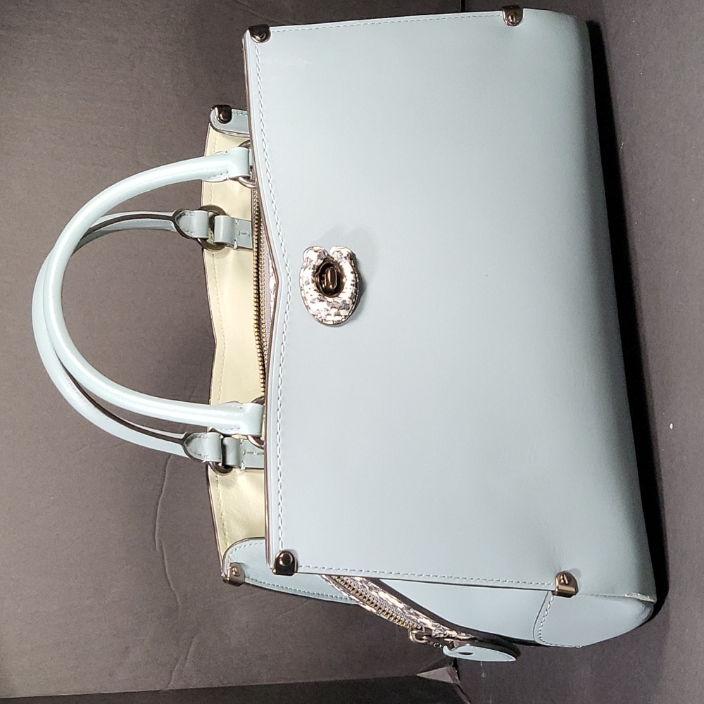 NWOT 1941 Mason carryall with snakeskin zipper